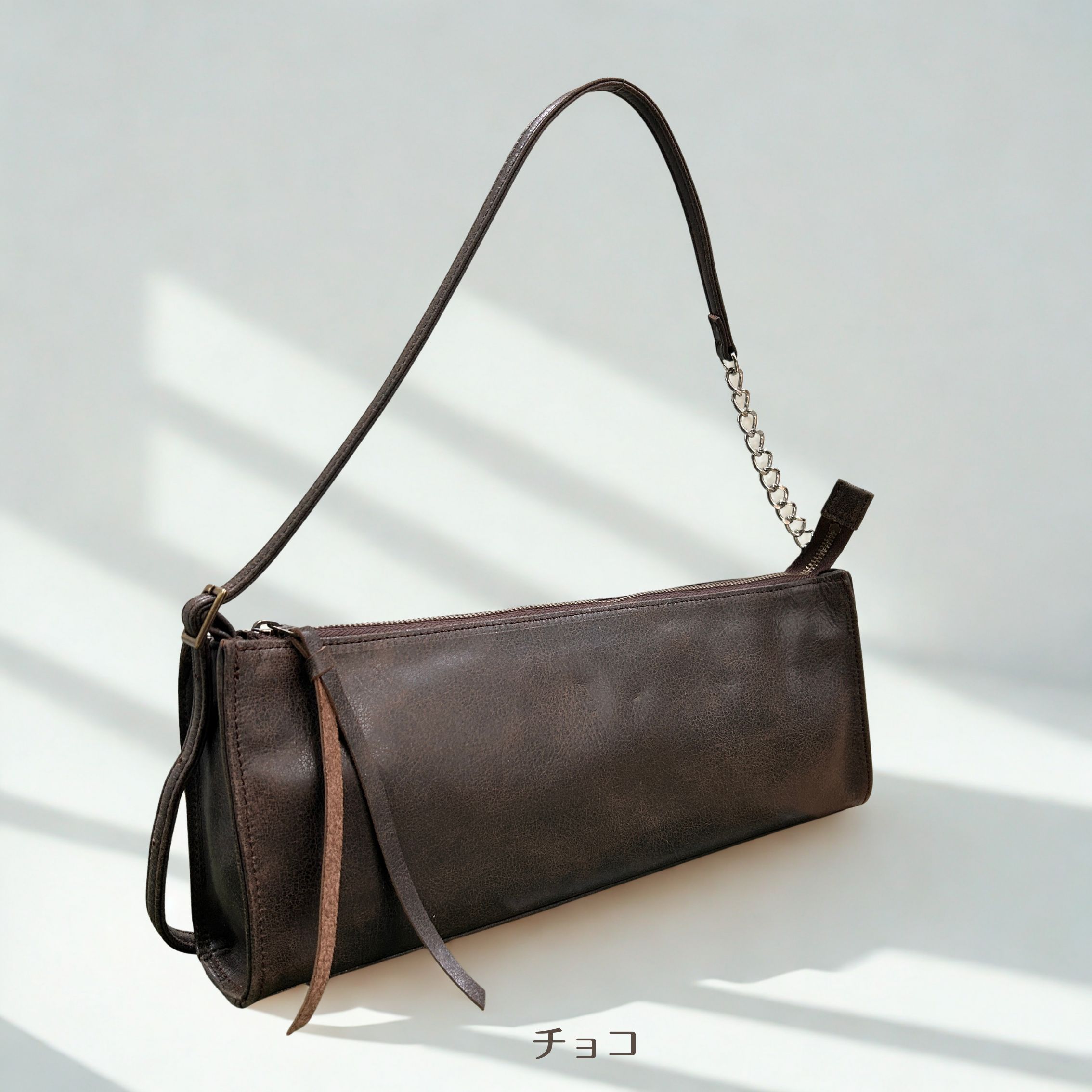 MT004 ワイドスクエアショルダー チョコ (サブ)